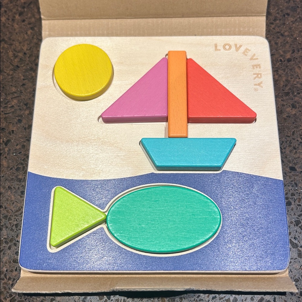 Lovevery Double Sided Sunny Day Puzzle